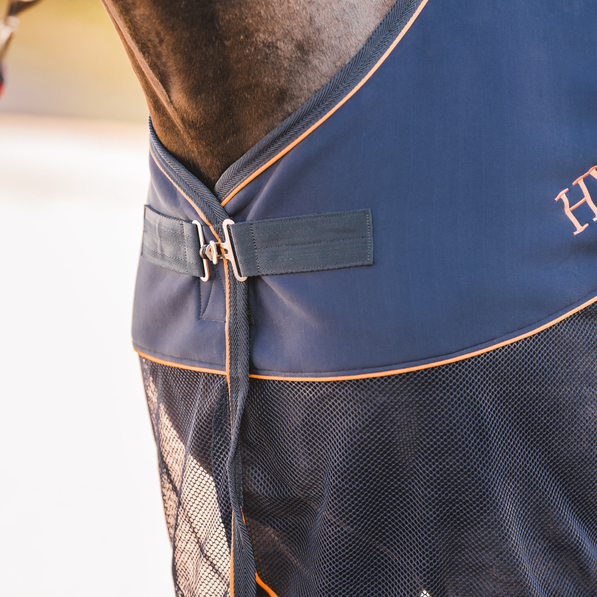 Hyltarp turnout rug Dusty 0g salute blue#farg_salute-blue