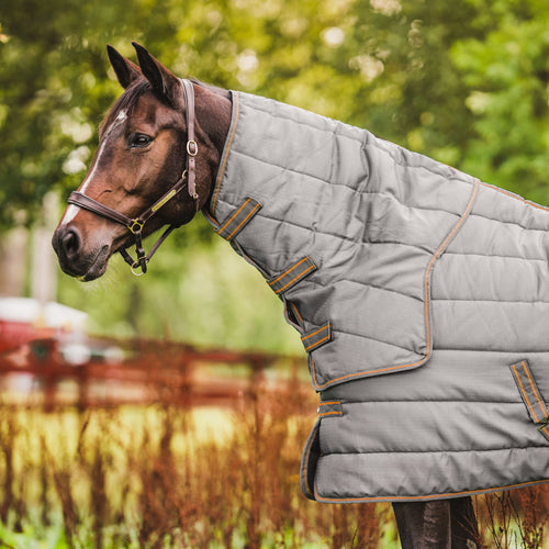 Hyltarp Stable Neck cover 200 g Castor grey 